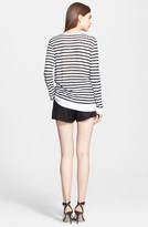 Thumbnail for your product : Alexander Wang T by Stripe Jersey Top
