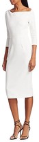 Thumbnail for your product : Roland Mouret Witham Asymmetric Crepe Sheath Dress