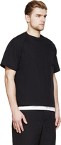 Thumbnail for your product : Sacai Midnight Navy & Black Washed T-Shirt