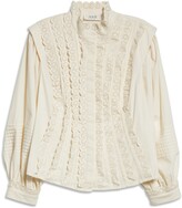 Thumbnail for your product : Sea Everleigh Eyelet Pleated Blouse