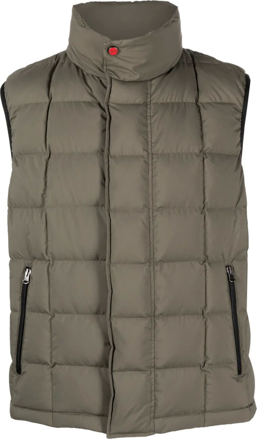 Kiton Zip-Up Quilted Down Gilet - ShopStyle Vests