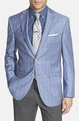 David Donahue 'Connor' Classic Fit Check Wool Sport Coat