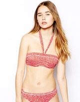 Thumbnail for your product : Freya Calamity Underwired Bandeau Bikini Top - Scarlet