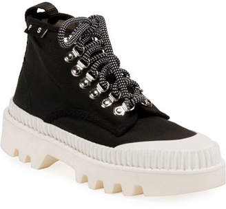 Proenza Schouler Nylon High-Top Platform Sneakers
