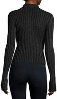 Thumbnail for your product : Rebecca Taylor Lurex Ribbed Cardigan
