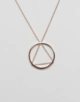 Thumbnail for your product : Cheap Monday Triangle Circle Necklace
