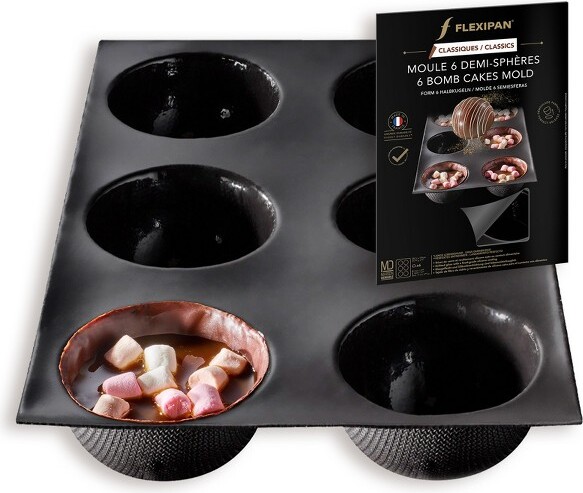 Silpat SilpatFlexipan6BombCakesPremiumSiliconeBakingPan