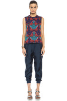 Thumbnail for your product : M Missoni Floral Jacquard Top in Coral
