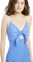 Thumbnail for your product : Alice + Olivia ROE TIE FRONT MINI DRESS