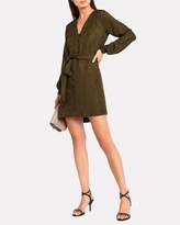 Thumbnail for your product : Intermix Natasha Silk Jacquard Mini Dress