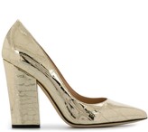 Thumbnail for your product : Sergio Rossi 105mm Embossed Croc Pumps