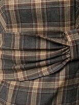 Thumbnail for your product : Valentino Pre-Owned 2000s Fitted Waist Checked Dress