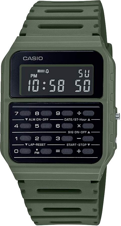 casio watches green