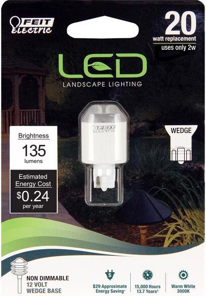 Feit LEDBulb-T5Wedge-20WattEquivalence-WarmWhite-1Pack