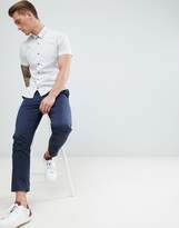 Thumbnail for your product : Moss Bros Extra Slim Shirt In White With Confetti Print