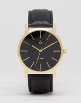 Thumbnail for your product : ASOS Watch And Cufflink Set In Black And Gold