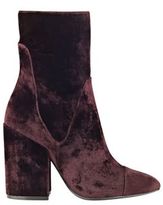 Thumbnail for your product : KENDALL + KYLIE Brooke3 Velvet Block Heel Booties