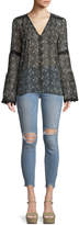 Thumbnail for your product : Paige Hoxton Distressed Skinny Ankle Jeans w/ Worn-In Hem