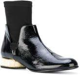 Thumbnail for your product : Paloma Barceló contrast heel ankle boots