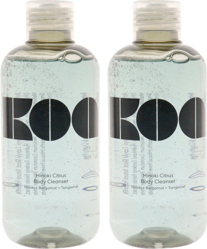 Hinoki Citrus Body Cleanser by KOA for Unisex - 8 oz Cleanser - Pack of 2