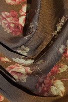 Thumbnail for your product : Zimmermann Tempest Floral-print Stretch Silk-twill Mini Dress