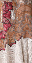 Thumbnail for your product : Jonathan Simkhai Dimensional Applique Lace Up Trumpet Dress