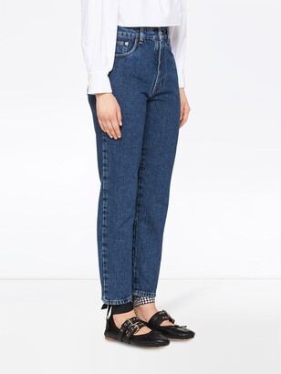 Miu Miu straight-fit Brigitte jeans