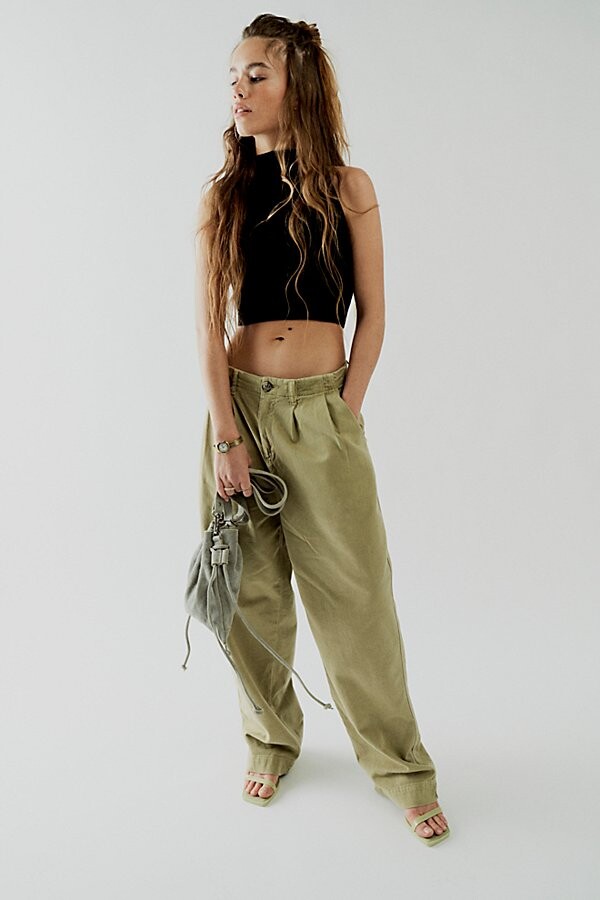 Free People Green Women's Pants | Shop the world's largest 