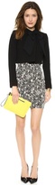 Thumbnail for your product : Alice + Olivia Bow Neck Crop Jacket