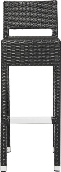 Safavieh LandryBarstool-Indoor/Outdoor-FOX5212-Black