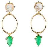 Thumbnail for your product : Alexis Bittar Druzy Stone Post Link Earrings
