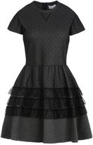 Thumbnail for your product : RED Valentino Point d'esprit fused jersey dress