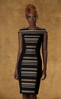 Thumbnail for your product : Theia 881797 Gilded Stripes Bodycon Cocktail Dress