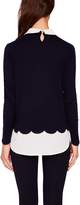 Thumbnail for your product : Ted Baker Suzaine Embellished Collar Jumper