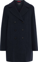 Thumbnail for your product : Weekend Max Mara Spider double-breasted wool-blend felt coat
