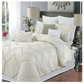 Thumbnail for your product : Isabella Collection Chic Home Beige King 9 Piece Comforter Bed In A Bag Set