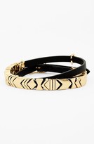 Thumbnail for your product : House Of Harlow Leather Wrap Bracelet