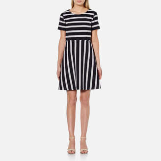 BOSS ORANGE Women's Amody Stripe Dress Multi