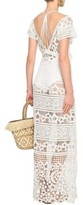 Thumbnail for your product : Miguelina Lace-up Macrame Maxi Dress