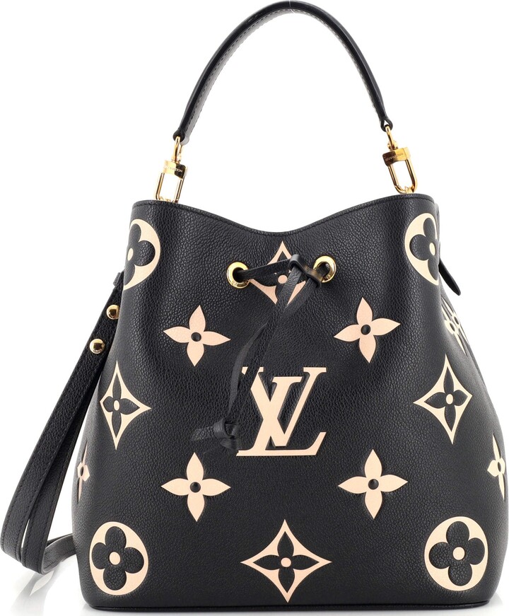 Louis Vuitton Neonoe MM Bag Monogram Empreinte Black Leather | 3D model
