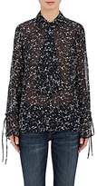 Thumbnail for your product : Robert Rodriguez WOMEN'S FLORAL SILK CREPE BLOUSE