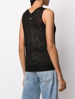 Thumbnail for your product : Twin-Set Lace Stitch Fringed Top