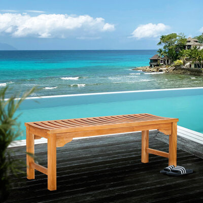Bay Isle Home Ingrid Teak Picnic Bench