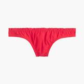 Thumbnail for your product : J.Crew Cinched lowrider bikini bottom in pique nylon