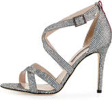 Thumbnail for your product : Sarah Jessica Parker Strut Strappy Sparkle Sandal, Silver