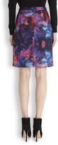 Thumbnail for your product : Finders Keepers Starting Over printed mesh skirt