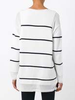 Thumbnail for your product : Stella McCartney deconstructed striped sweater