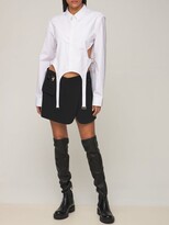 Thumbnail for your product : Dion Lee Wool Blend Knit Interlock Mini Skirt