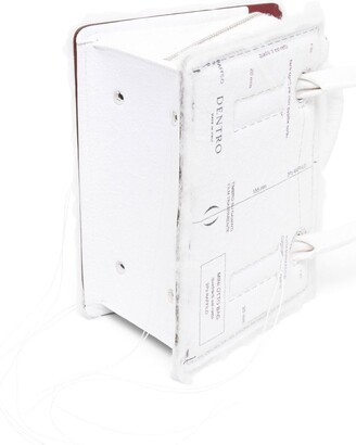 DENTRO White Mini Otto Paper Top Handle Bag - ShopStyle