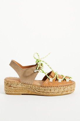 Elsie Espadrille Sandals By Naguisa in Brown Size 36